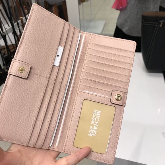 Michael Kors Bifold Wallet Jet Set Travel Slim - Picture 2 of 4